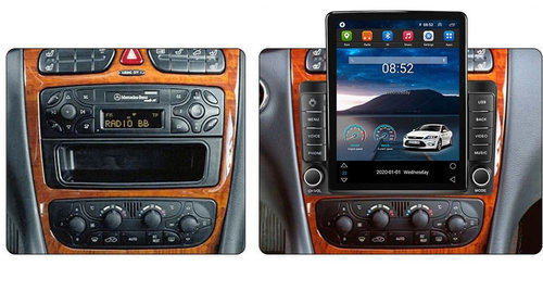 Navigatie dedicata cu Android Mercedes G-Class W463 2002 - 2009, 1GB RAM, Radio GPS Dual Zone, Touchscreen IPS 9.7" HD tip Tesla, Internet Wi-Fi, Bluetooth, MirrorLink, USB, Waze
