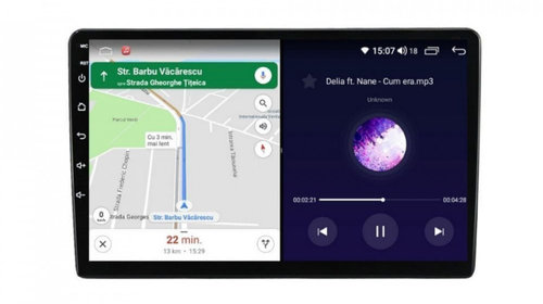 Navigatie dedicata cu Android Mercedes G-Class W463 2002 - 2009, 8GB RAM, Radio GPS Dual Zone, Display HD IPS 9" Touchscreen, Internet Wi-Fi si slot SIM 4G, Bluetooth, MirrorLink, USB, Waze