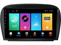 Navigatie dedicata cu Android Mercedes SL R230 2001 - 2012, 1GB RAM, Radio GPS Dual Zone, Display HD IPS 9" Touchscreen, Internet Wi-Fi, Bluetooth, MirrorLink, USB, Waze