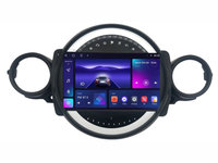 Navigatie dedicata cu Android Mini Cooper / One (R56, R57, R58, R59) 2006 - 2015, 3GB RAM, Radio GPS Dual Zone, Display HD IPS 9" Touchscreen, Internet Wi-Fi si slot SIM 4G, Bluetooth, MirrorLink, USB, Waze