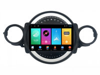 Navigatie dedicata cu Android Mini Cooper / One (R56, R57, R58, R59) 2006 - 2015, 1GB RAM, Radio GPS Dual Zone, Display HD IPS 9" Touchscreen, Internet Wi-Fi, Bluetooth, MirrorLink, USB, Waze