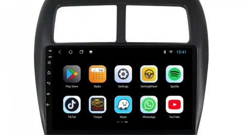 Navigatie dedicata cu Android Mitsubishi ASX 2010 - 2016, 1GB RAM, Radio GPS Dual Zone, Display HD IPS 10" Touchscreen, Internet Wi-Fi, Bluetooth, MirrorLink, USB, Waze