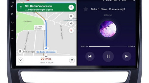 Navigatie dedicata cu Android Mitsubishi ASX dupa 2019, 6GB RAM, Radio GPS Dual Zone, Display HD IPS 10" Touchscreen, Internet Wi-Fi si slot SIM 4G, Bluetooth, MirrorLink, USB, Waze