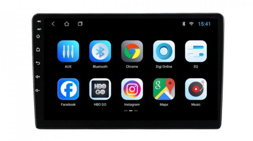 Navigatie dedicata cu Android Mitsubishi L200 dupa 2015, 2GB RAM, Radio GPS Dual Zone, Display HD IPS 9" Touchscreen, Internet Wi-Fi, Bluetooth, MirrorLink, USB, Waze