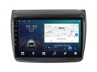 Navigatie dedicata cu Android Mitsubishi L200 2005 - 2015, 2GB RAM, Radio GPS Dual Zone, Display HD IPS 9" Touchscreen, Internet Wi-Fi si slot SIM 4G, Bluetooth, MirrorLink, USB, Waze