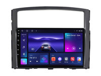 Navigatie dedicata cu Android Mitsubishi Pajero IV 2006 - 2018, 3GB RAM, Radio GPS Dual Zone, Display HD IPS 9" Touchscreen, Internet Wi-Fi si slot SIM 4G, Bluetooth, MirrorLink, USB, Waze