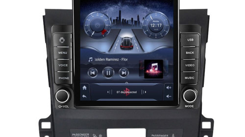 Navigatie dedicata cu Android Mitsubishi Outlander II 2006 - 2012, 1GB RAM, Radio GPS Dual Zone, Touchscreen IPS 9.7" HD tip Tesla, Internet Wi-Fi, Bluetooth, MirrorLink, USB, Waze