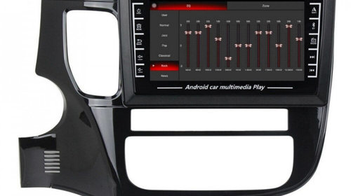 Navigatie dedicata cu Android Mitsubishi Outlander III 2012 - 2019, 1GB RAM, Radio GPS Dual Zone, Display HD IPS 8" Touchscreen, Internet Wi-Fi, Bluetooth, MirrorLink, USB, Waze