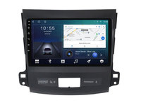 Navigatie dedicata cu Android Mitsubishi Outlander II 2006 - 2012, 2GB RAM, Radio GPS Dual Zone, Display HD IPS 9" Touchscreen, Internet Wi-Fi si slot SIM 4G, Bluetooth, MirrorLink, USB, Waze