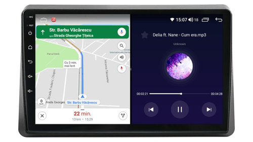 Navigatie dedicata cu Android Nissan Interstar dupa 2021, 6GB RAM, Radio GPS Dual Zone, Display HD IPS 10" Touchscreen, Internet Wi-Fi si slot SIM 4G, Bluetooth, MirrorLink, USB, Waze