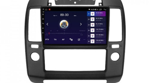 Navigatie dedicata cu Android Nissan Navara D40 2004 - 2014, 4GB RAM, Radio GPS Dual Zone, Display HD IPS 9" Touchscreen, Internet Wi-Fi si slot SIM 4G, Bluetooth, MirrorLink, USB, Waze