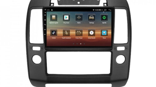 Navigatie dedicata cu Android Nissan Navara D40 2004 - 2014, 4GB RAM, Radio GPS Dual Zone, Display HD IPS 9" Touchscreen, Internet Wi-Fi si slot SIM 4G, Bluetooth, MirrorLink, USB, Waze