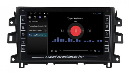 Navigatie dedicata cu Android Nissan Navara / NP300 D23 dupa 2014, 1GB RAM, Radio GPS Dual Zone, Display HD IPS 8" Touchscreen, Internet Wi-Fi, Bluetooth, MirrorLink, USB, Waze