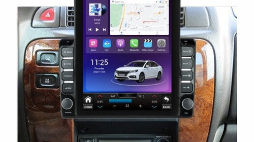 Navigatie dedicata cu Android Nissan Patrol GR V 1997 - 2010, 8GB RAM, Radio GPS Dual Zone, Touchscreen IPS 9.7" HD tip Tesla, Internet Wi-Fi si slot SIM 4G, Bluetooth, MirrorLink, USB, Waze