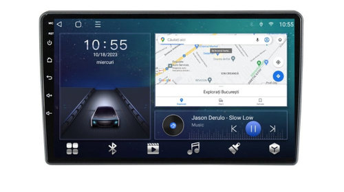 Navigatie dedicata cu Android Nissan Patrol GR V 1997 - 2010, 3GB RAM, Radio GPS Dual Zone, Display HD IPS 9" Touchscreen, Internet Wi-Fi si slot SIM 4G, Bluetooth, MirrorLink, USB, Waze
