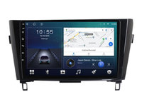 Navigatie dedicata cu Android Nissan Qashqai II 2014 - 2021, 2GB RAM, Radio GPS Dual Zone, Display HD IPS 10" Touchscreen, Internet Wi-Fi si slot SIM 4G, Bluetooth, MirrorLink, USB, Waze