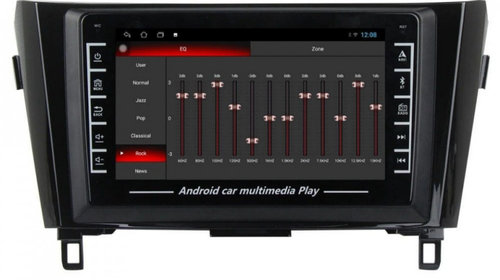 Navigatie dedicata cu Android Nissan Qashqai II 2014 - 2021, 1GB RAM, Radio GPS Dual Zone, Display HD IPS 8" Touchscreen, Internet Wi-Fi, Bluetooth, MirrorLink, USB, Waze