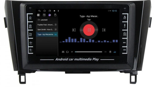 Navigatie dedicata cu Android Nissan X-Trail T32 2014 - 2021, 1GB RAM, Radio GPS Dual Zone, Display HD IPS 8" Touchscreen, Internet Wi-Fi, Bluetooth, MirrorLink, USB, Waze