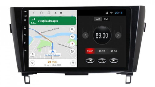Navigatie dedicata cu Android Nissan X-Trail T32 2014 - 2021, 1GB RAM, Radio GPS Dual Zone, Display HD IPS 10" Touchscreen, Internet Wi-Fi, Bluetooth, MirrorLink, USB, Waze