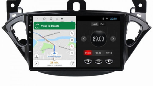 Navigatie dedicata cu Android Opel Adam 2012 - 2016, 2GB RAM, Radio GPS Dual Zone, Display HD IPS 9" Touchscreen, Internet Wi-Fi, Bluetooth, MirrorLink, USB, Waze