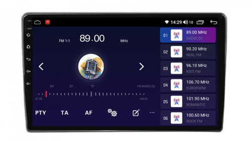 Navigatie dedicata cu Android Opel Agila 2000 - 2007, 8GB RAM, Radio GPS Dual Zone, Display HD IPS 9" Touchscreen, Internet Wi-Fi si slot SIM 4G, Bluetooth, MirrorLink, USB, Waze