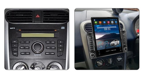 Navigatie dedicata cu Android Opel Agila 2007 - 2014, 1GB RAM, Radio GPS Dual Zone, Touchscreen IPS 9.7" HD tip Tesla, Internet Wi-Fi, Bluetooth, MirrorLink, USB, Waze