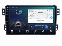 Navigatie dedicata cu Android Opel Agila 2007 - 2014, 2GB RAM, Radio GPS Dual Zone, Display HD IPS 9" Touchscreen, Internet Wi-Fi si slot SIM 4G, Bluetooth, MirrorLink, USB, Waze