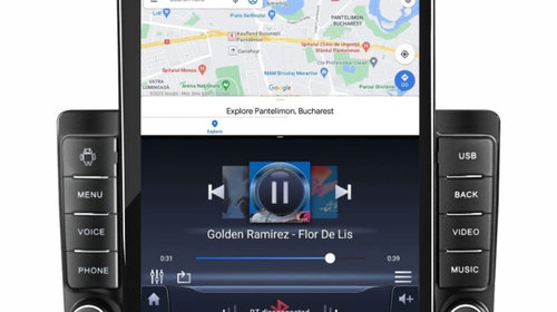 Navigatie dedicata cu Android Opel Antara 2006 - 2017, 2GB RAM, Radio GPS Dual Zone, Touchscreen IPS 9.7" HD tip Tesla, Internet Wi-Fi, Bluetooth, MirrorLink, USB, Waze