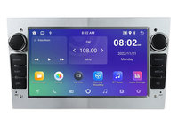 Navigatie dedicata cu Android Opel Antara 2006 - 2017, gri deschis, 2GB RAM, Radio GPS Dual Zone, Display HD IPS 7" Touchscreen, Internet Wi-Fi, Bluetooth, MirrorLink, USB, Waze