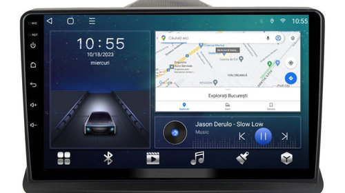 Navigatie dedicata cu Android Opel Antara 2006 - 2017, 3GB RAM, Radio GPS Dual Zone, Display HD IPS 9" Touchscreen, Internet Wi-Fi si slot SIM 4G, Bluetooth, MirrorLink, USB, Waze