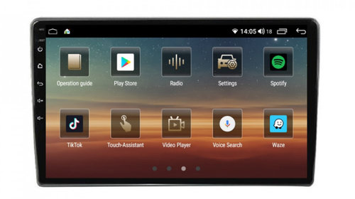 Navigatie dedicata cu Android Opel Antara 2006 - 2017, 8GB RAM, Radio GPS Dual Zone, Display HD IPS 9" Touchscreen, Internet Wi-Fi si slot SIM 4G, Bluetooth, MirrorLink, USB, Waze