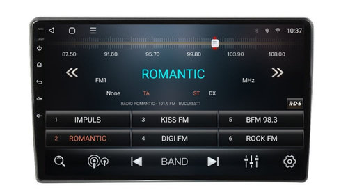 Navigatie dedicata cu Android Opel Combo C 2001 - 2012, 3GB RAM, Radio GPS Dual Zone, Display HD IPS 9" Touchscreen, Internet Wi-Fi si slot SIM 4G, Bluetooth, MirrorLink, USB, Waze