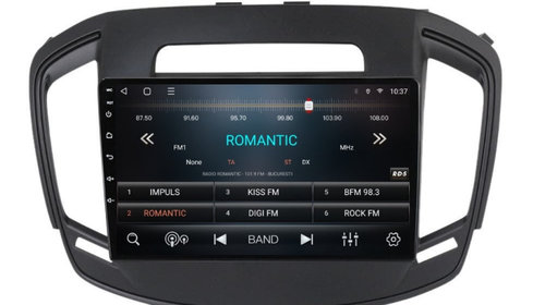 Navigatie dedicata cu Android Opel Insignia A 2013 - 2017, 3GB RAM, Radio GPS Dual Zone, Display HD IPS 9" Touchscreen, Internet Wi-Fi si slot SIM 4G, Bluetooth, MirrorLink, USB, Waze