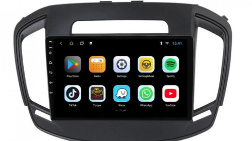 Navigatie dedicata cu Android Opel Insignia A 2013 - 2017, 2GB RAM, Radio GPS Dual Zone, Display HD IPS 9" Touchscreen, Internet Wi-Fi, Bluetooth, MirrorLink, USB, Waze