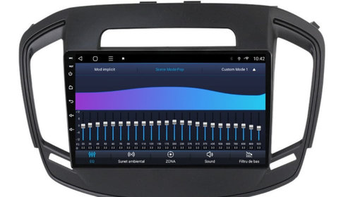 Navigatie dedicata cu Android Opel Insignia A 2013 - 2017, 3GB RAM, Radio GPS Dual Zone, Display HD IPS 9" Touchscreen, Internet Wi-Fi si slot SIM 4G, Bluetooth, MirrorLink, USB, Waze