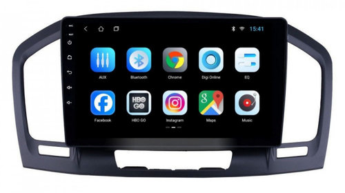 Navigatie dedicata cu Android Opel Insignia A 2008 - 2013, 1GB RAM, Radio GPS Dual Zone, Display HD IPS 9" Touchscreen, Internet Wi-Fi, Bluetooth, MirrorLink, USB, Waze