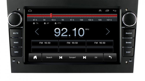 Navigatie dedicata cu Android Opel Zafira B 2005 - 2014, negru, 1GB RAM, Radio GPS Dual Zone, Display HD 7" Touchscreen, Internet Wi-Fi, Bluetooth, MirrorLink, USB, Waze