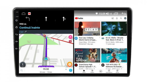 Navigatie dedicata cu Android Opel Zafira B 2005 - 2014, 4GB RAM, Radio GPS Dual Zone, Display HD IPS 9" Touchscreen, Internet Wi-Fi si slot SIM 4G, Bluetooth, MirrorLink, USB, Waze
