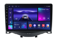 Navigatie dedicata cu Android Peugeot 108 2014 - 2022, 3GB RAM, Radio GPS Dual Zone, Display HD IPS 9" Touchscreen, Internet Wi-Fi si slot SIM 4G, Bluetooth, MirrorLink, USB, Waze