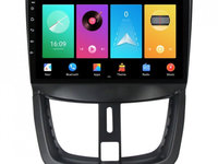 Navigatie dedicata cu Android Peugeot 206+ 2009 - 2014, 1GB RAM, Radio GPS Dual Zone, Display HD IPS 9" Touchscreen, Internet Wi-Fi, Bluetooth, MirrorLink, USB, Waze