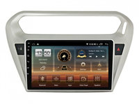 Navigatie dedicata cu Android Peugeot 301 dupa 2012, 8GB RAM, Radio GPS Dual Zone, Display HD IPS 9" Touchscreen, Internet Wi-Fi si slot SIM 4G, Bluetooth, MirrorLink, USB, Waze