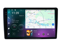 Navigatie dedicata cu Android Peugeot 307 2000 - 2013, negru, 12GB RAM, Radio GPS Dual Zone, Display 2K QLED 9.5" Touchscreen, Internet Wi-Fi si slot SIM 4G, Bluetooth, MirrorLink, USB, Waze