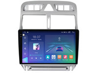 Navigatie dedicata cu Android Peugeot 307 2000 - 2013, 8GB RAM, Radio GPS Dual Zone, Display 2K QLED 9.5" Touchscreen, Internet Wi-Fi si slot SIM 4G, Bluetooth, MirrorLink, USB, Waze