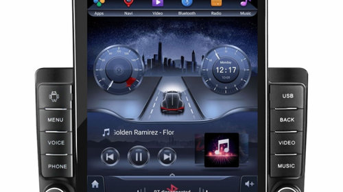 Navigatie dedicata cu Android Peugeot 307 2000 - 2013, negru, 1GB RAM, Radio GPS Dual Zone, Touchscreen IPS 9.7" HD tip Tesla, Internet Wi-Fi, Bluetooth, MirrorLink, USB, Waze