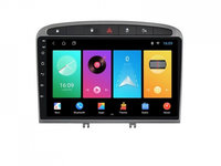 Navigatie dedicata cu Android Peugeot 308 I 2007 - 2013, 2GB RAM, Radio GPS Dual Zone, Display HD IPS 9" Touchscreen, Internet Wi-Fi, Bluetooth, MirrorLink, USB, Waze