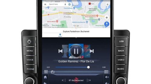 Navigatie dedicata cu Android Peugeot Partner 2008 - 2018, 2GB RAM, Radio GPS Dual Zone, Touchscreen IPS 9.7" HD tip Tesla, Internet Wi-Fi, Bluetooth, MirrorLink, USB, Waze