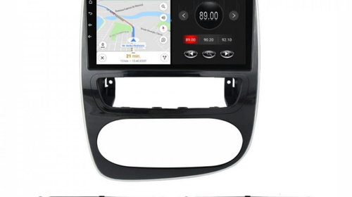 Navigatie dedicata cu Android Renault Clio IV 2016 - 2019, 2GB RAM, Radio GPS Dual Zone, Display HD IPS 10" Touchscreen, Internet Wi-Fi, Bluetooth, MirrorLink, USB, Waze