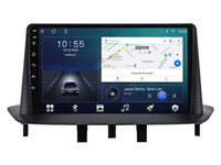 Navigatie dedicata cu Android Renault Fluence 2009 - 2016, 2GB RAM, Radio GPS Dual Zone, Display HD IPS 9" Touchscreen, Internet Wi-Fi si slot SIM 4G, Bluetooth, MirrorLink, USB, Waze
