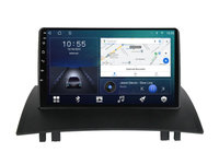 Navigatie dedicata cu Android Renault Megane II 2001 - 2009, 2GB RAM, Radio GPS Dual Zone, Display HD IPS 9" Touchscreen, Internet Wi-Fi si slot SIM 4G, Bluetooth, MirrorLink, USB, Waze