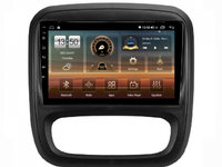 Navigatie dedicata cu Android Renault Trafic III 2014 - 2019, 6GB RAM, Radio GPS Dual Zone, Display HD IPS 9" Touchscreen, Internet Wi-Fi si slot SIM 4G, Bluetooth, MirrorLink, USB, Waze